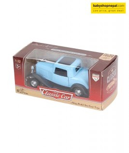 1:32 Classic Car Model Alloy Vintage Toy Open Doors Model Antique Pullback Car Toy 10