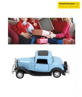 1:32 Classic Car Model Alloy Vintage Toy Open Doors Model Antique Pullback Car Toy 12