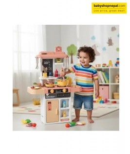 Fashionable Kids Kitchen Playset &ndash; Realistic & Fun Pretend Cooking Experience 4
