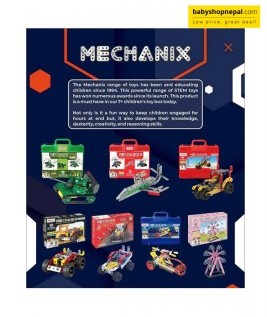 Mechanix MOTOR BIKES | Engineering System For Creative Kids | Age 8+ | 14 Models | DIY STEM Toys | Building Construction Set For Boys & Girls 6