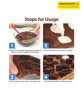 15 Cavity Silicone Molds Jelly Candy Chocolate Truffle Molds Ice Cube Tray  5
