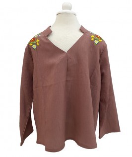 Flower Printed kids tops-1