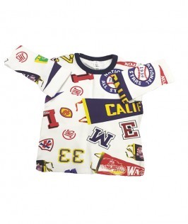 Alphabet Printed Kids T-shirt-1