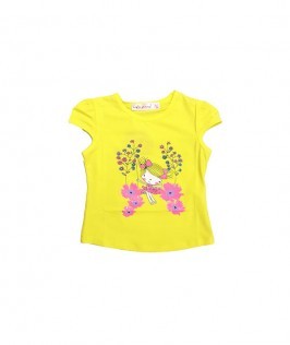 Yellow Colored kids T-shirt-1
