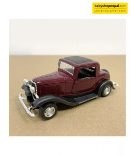 1:32 Classic Car Model Alloy Vintage Toy Open Doors Model Antique Pullback Car Toy 17