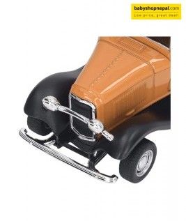 1:32 Classic Car Model Alloy Vintage Toy Open Doors Model Antique Pullback Car Toy 3