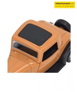 1:32 Classic Car Model Alloy Vintage Toy Open Doors Model Antique Pullback Car Toy 4