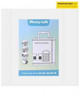 Fingerprint Credit Card Saving Bank, Money Safe Box For Kids, Piggy Bank  6