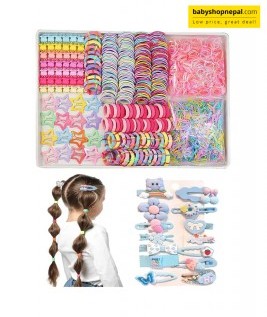 875-Piece Kids Hair Accessories Box &ndash; Assorted Hair Clips, Hair Bands & Hair Ties for Girls-2
