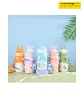 Bunny-Themed Stainless Steel Kids&rsquo; Water Bottle &ndash; 500ml Vacuum Insulated 9