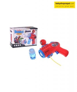 Avengers Bubble Gun Ironman, Spiderman, Captain America, Hulk, Power Driven Bubble Gun-2