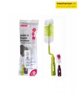 Farlin Bottle & Nipple Brush Green -2