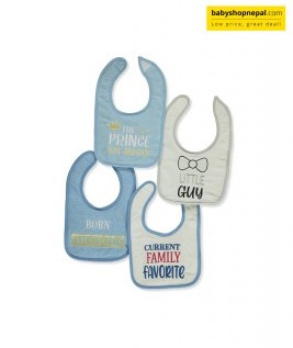 Little & Loved Baby Boys and Girls' 4-Pack Bibs - Multi/Color, one size 3