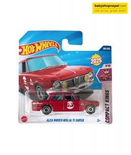 Hot Wheels 2025 Alfa Romeo Giulia Tl Super Compact Kings Series, Die Cast Model Car 7
