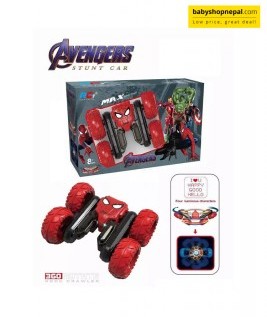 High Speed Spiderman Stunt Car 2.4GZ Rechargeable Radio Remote Control Car  3