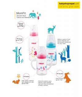 Farlin Feeding Bottle Pp W/handle 140ml  5