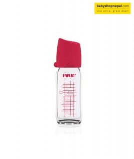 Farlin Wide Neck A-33 Glass Feeding Bottle, 240ml, -2