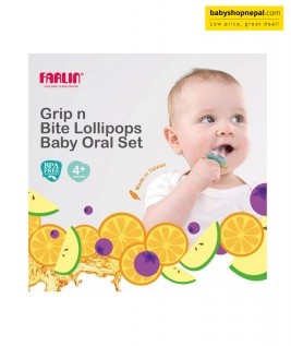 Farlin Baby Grip n Bite Lollipops Baby Oral Set  4