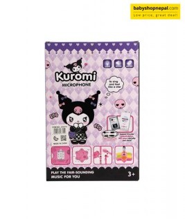 Kuromi Themed Karaoke Microphone With Stand, Kuromi Microphone, Karaoke Microphone With Stand 3