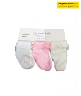 3 Pair Warm Cute Baby Socks For Baby Girls and Boys 0-12 Months "Moja" 10