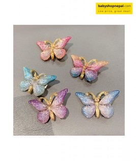 Baby Butterfly Hair Clips Set &ndash; Cute Resin Bow Accessories for Girls 5