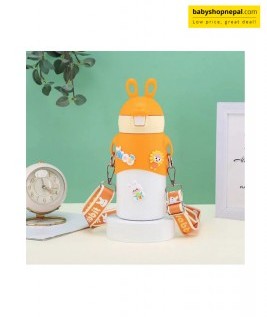 Bunny-Themed Stainless Steel Kids&rsquo; Water Bottle &ndash; 500ml Vacuum Insulated 5
