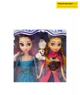 Frozen Elsa and Anna Doll Set Twin Dolls for Kids -2