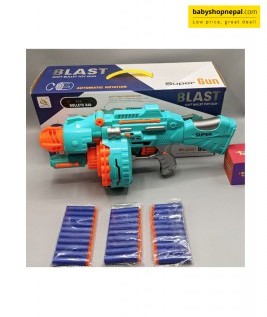 Blast Soft Bullet Toy Gun | Automatic Drum Gun 4