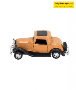 1:32 Classic Car Model Alloy Vintage Toy Open Doors Model Antique Pullback Car Toy 7