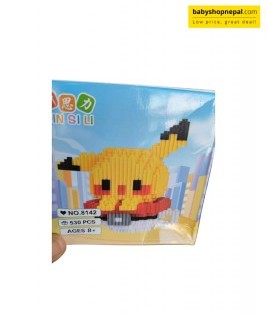 Xin Si Li Nano Pikachu Block Set, Building Block Set 4