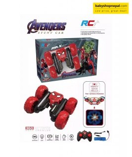 High Speed Spiderman Stunt Car 2.4GZ Rechargeable Radio Remote Control Car  4