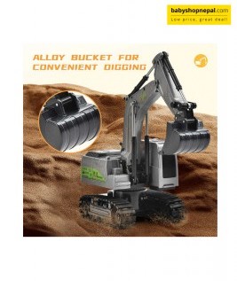 Construction Excavator Toy, Engineering Model Digger Truck, Rechargeable Truck 5