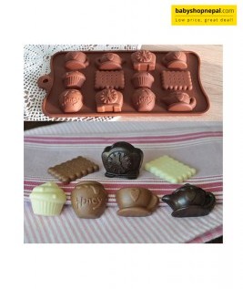 Tea Pot Coffee Cups Biscuit Honey Clock Silicone Chocolate Mould, Sugar Craft, Cake Decoration, Pudding, Desert, Jelly, Gummy, Baking DIY Food Decor 3