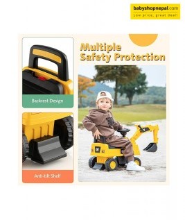 Excavator Toy Truck, Earthmover Toy Truck, Swing Car, Bulldozer for Kids. 16
