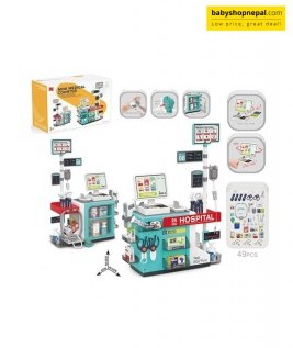 Kids Medical Counter Toy, Little Doctor Role Play Medical Playset -2