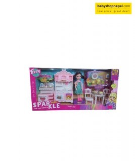 Sparkle Bella Princess Fun Play House, Dollhouse Set -1