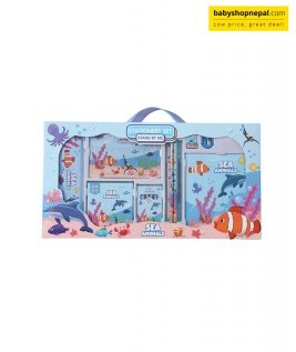 Sea Animlas Themed Stationery Gift Box for Kids &ndash; Lovely School Gift Box Set 5