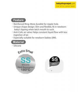 Newborns Silicone Nipple-Standard Neck 5