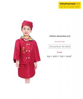  Air Hostess Costume Detail