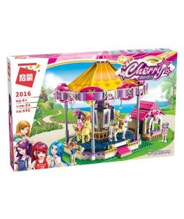 Cherry Bricks Toy Horse Carousel-2