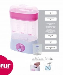 Three Bottles Steam Sterilizer Farlin-1