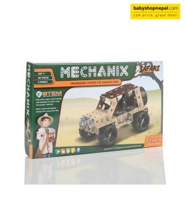 Mechanix Safari | Engineering System For Creative Kids| Age 7+ | 5 Models | DIY STEM Toys | Building Construction Set For Boys and Girls 7
