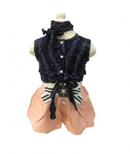 Cotton T-shirt with Beautiful shorts-1