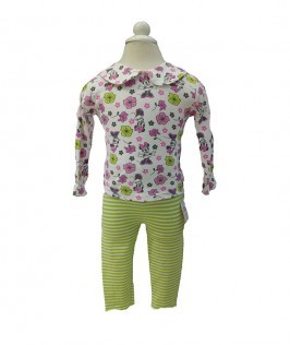Collar Full Sleeves T-shirt with Legging-1