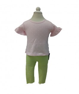 Light Pink T-shirt with Legging-1