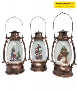 Christmas Oval Lantern-2