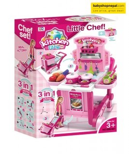 Little chef kitchen set.