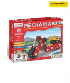Mechanix Beginner BIKES | Engineering System For Creative Kids | Age 7+ | 2 Models | DIY STEM Toys | Building Construction Set For Boys and Girls 4