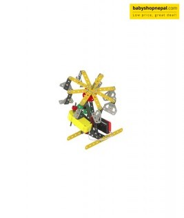 MECHANIX FUNFAIR, Motorized Engineering System For Creative Kids, Smart Bag, DIY STEM Construction Set For Boys & Girls 6