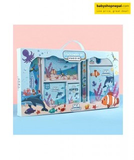 Sea Animlas Themed Stationery Gift Box for Kids &ndash; Lovely School Gift Box Set 6